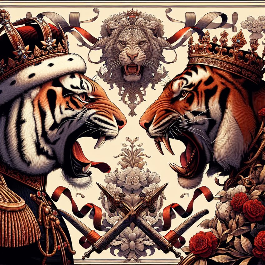 Realeza e Tigres: Explorando o Fascínio e o Conflito de Poderes